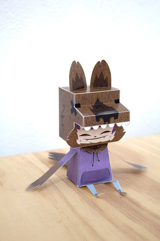 Wolfboy Paper Toy
